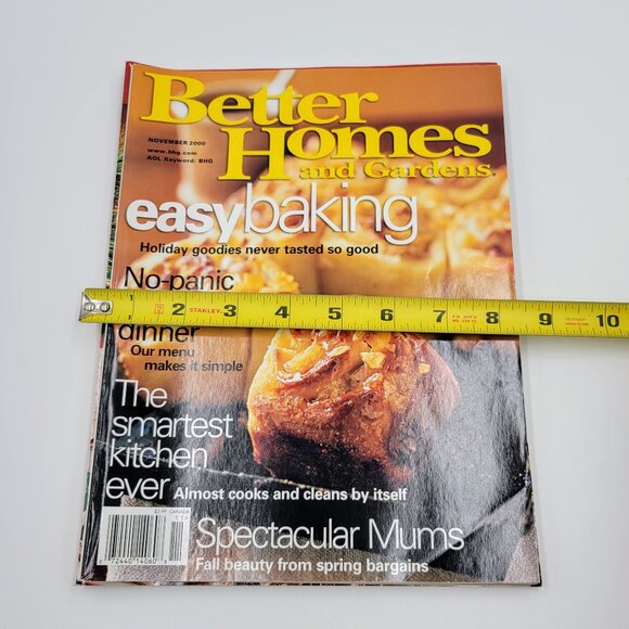 Better Homes & Gardens Magazine November 2000 Easy Baking Christmas Country Styl - Picture 12 of 13